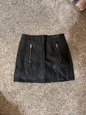 Express Faux Leather Skirt